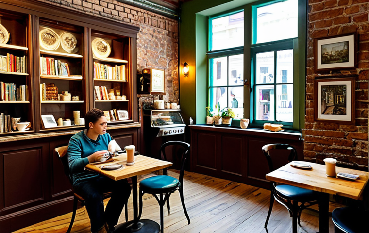 식품관련 창업 아이디어 - Global Street Food Stall**

"A vibrant and bustling street food stall in Moscow's Gorky Park, specia...